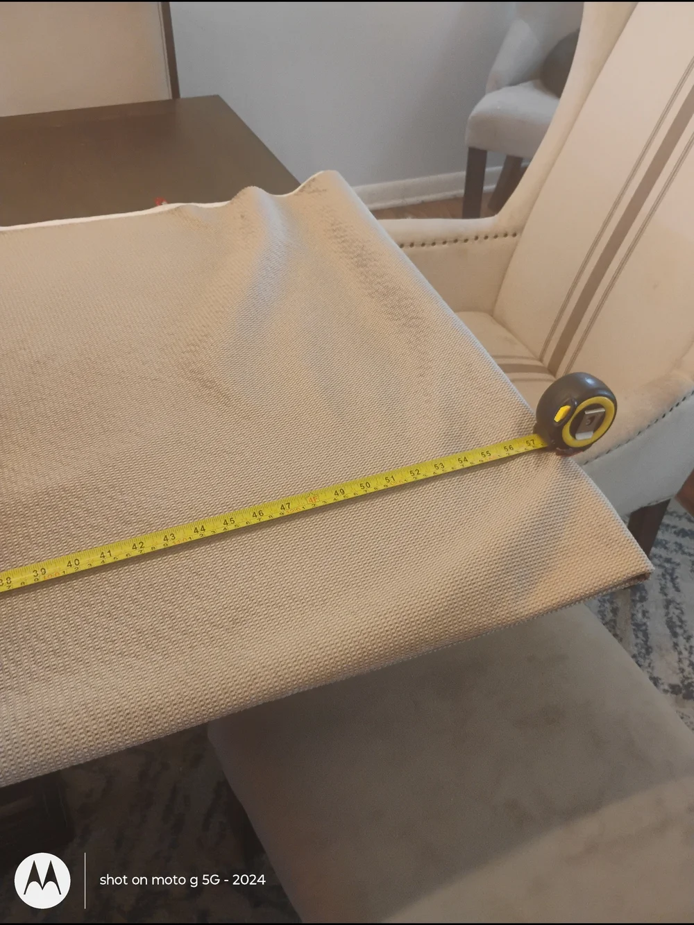 Neutral Beige Home Accent Fabric Panel 3 Yards